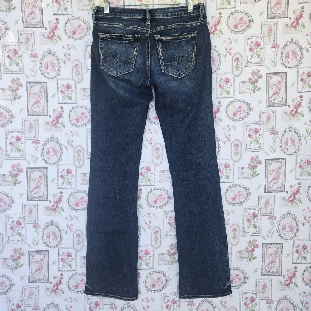 Silver Jeans Co Tuesday Low Rise Slim Bootcut Dark Wash Denim W30 L33 L12602EGX3